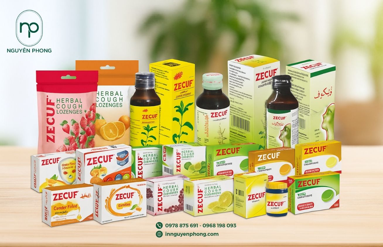 In hộp đựng siro - Chuẩn dược, đúng chất, nâng tầm niềm tin